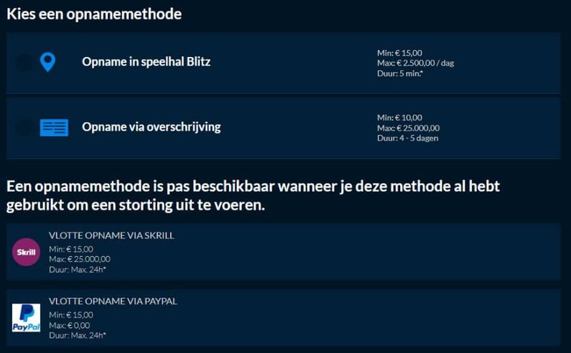 Belichting van Online Casino Blitz: Succesvol in België? - overview